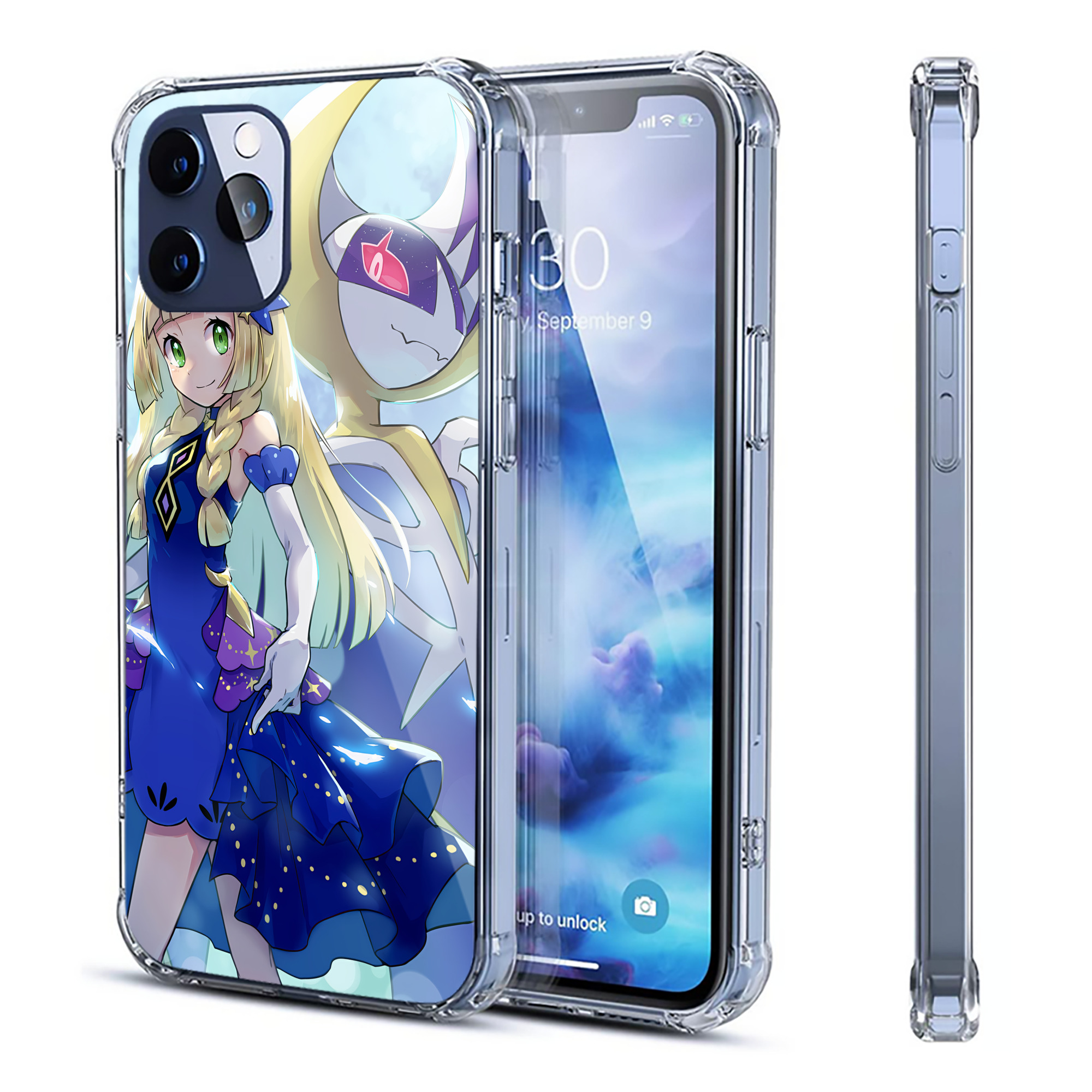 （画像用） ポケットモンスター Pokémon 【iPhone 12シリーズ対応】透明スマホケース（クリアソフトケース）